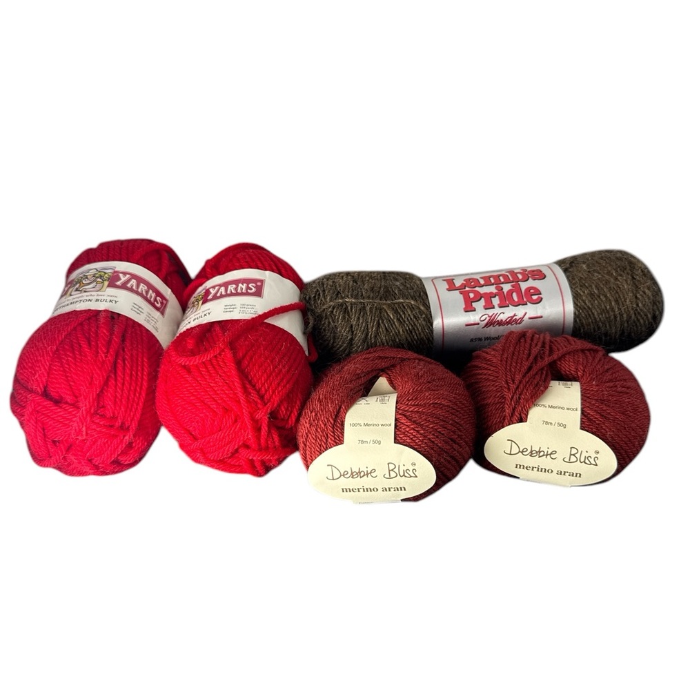 Mixed yarn lot Debbie Bliss Lambs pride valley yarns
